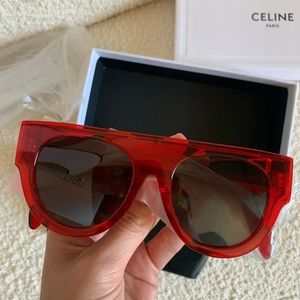 Celine Sunglasses BNIB 52mm RED